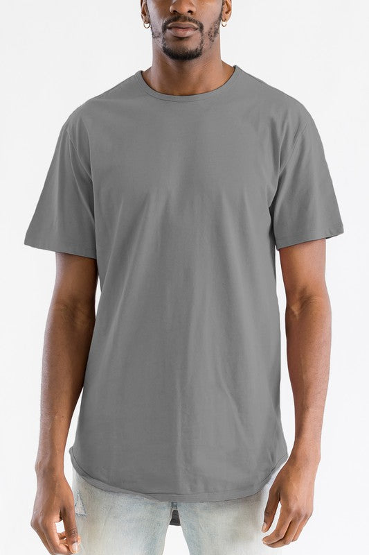 Solid Color Round Neck Tshirt