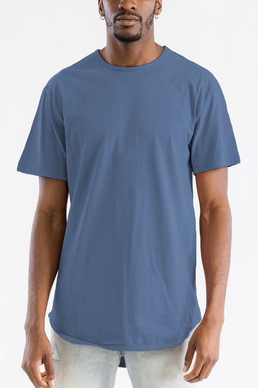 Solid Color Round Neck Tshirt