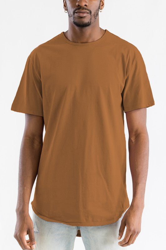 Solid Color Round Neck Tshirt