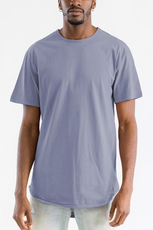 Solid Color Round Neck Tshirt