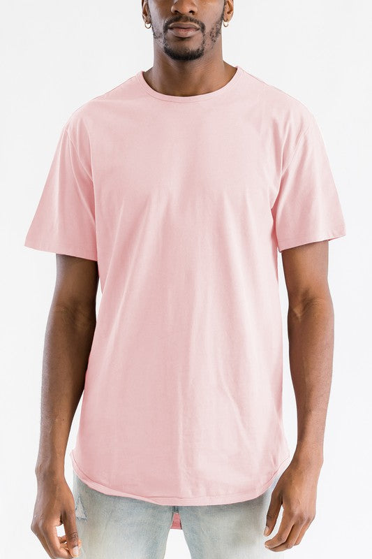 Solid Color Round Neck Tshirt