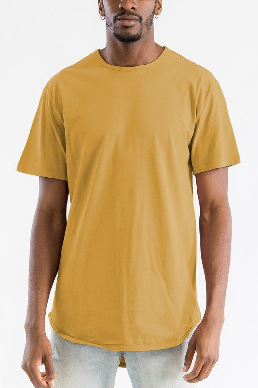 Solid Color Round Neck Tshirt