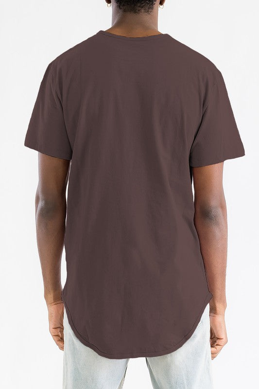 Solid Color Round Neck Tshirt