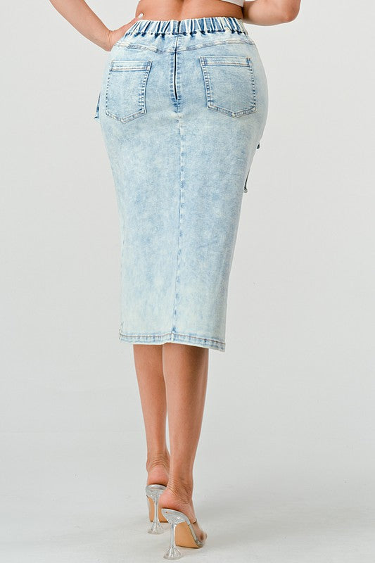 Casual Denim Skirt