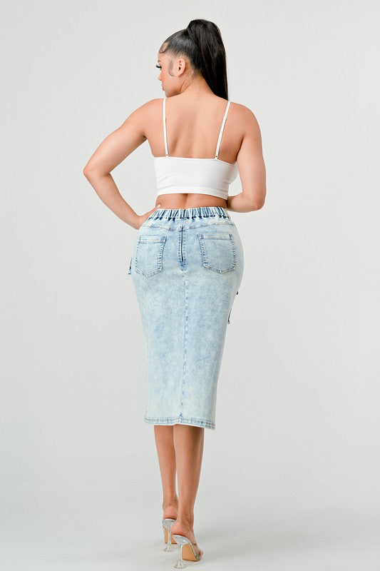 Casual Denim Skirt