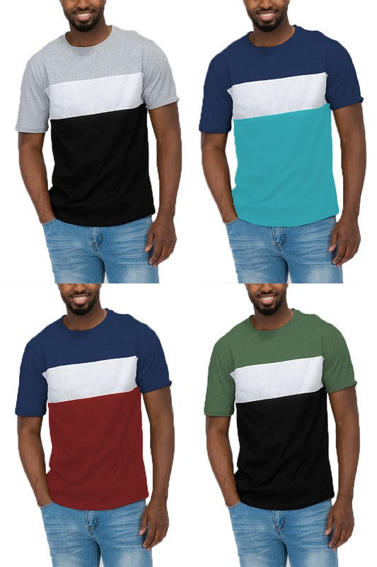 Color Block Short Sleeve T-shirt