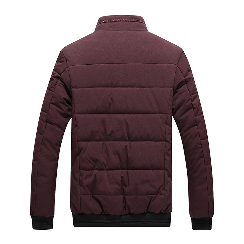 Men's Fleece-lined Cotton-padded Jacket (up to size 4X)