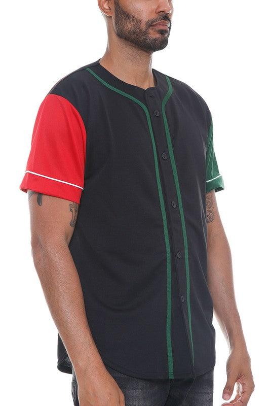 Solid Baseball T-Shirt Jersey (SM-3X)