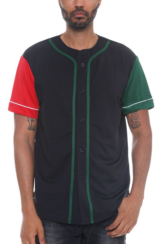 Solid Baseball T-Shirt Jersey (SM-3X)