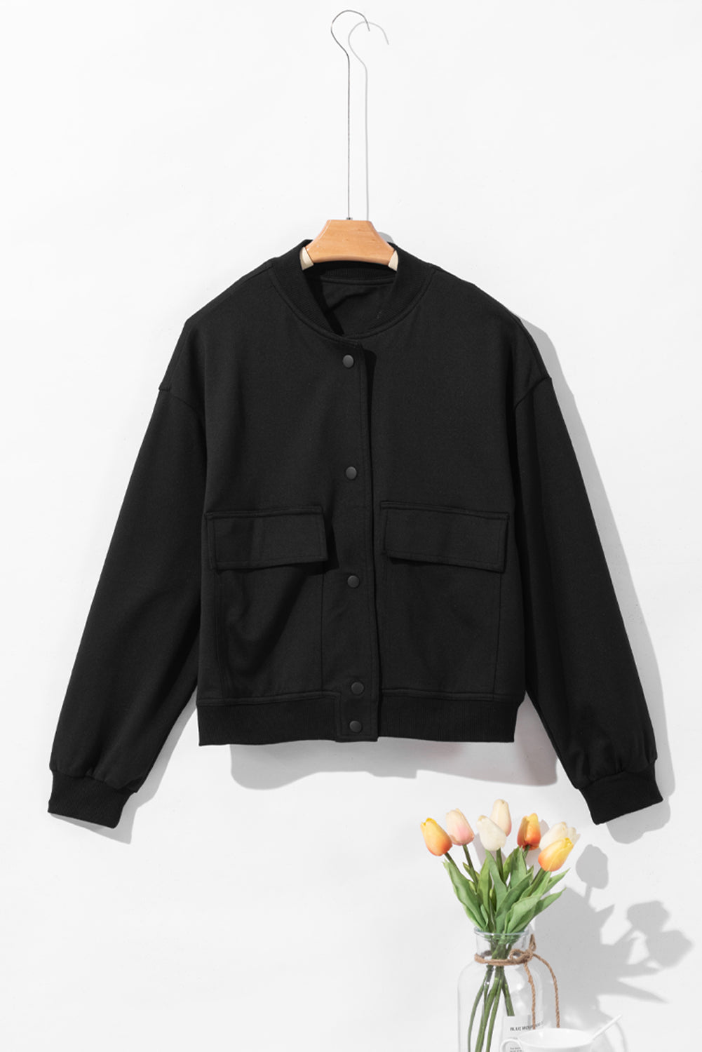 Big Pockets Baseball Collar Jacket