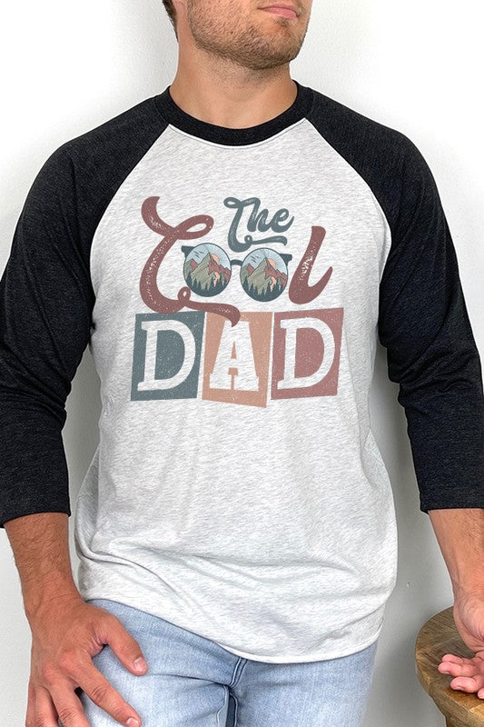 The Coolest Dad Graphic Raglan