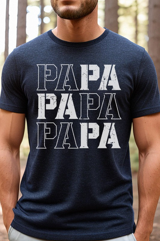 Papa Stack Graphic Tee-Shirt