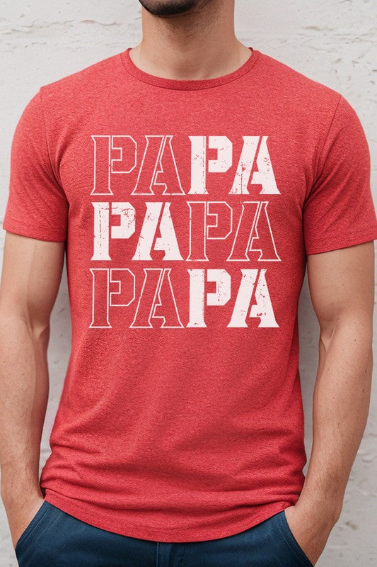 Papa Stack Graphic Tee-Shirt