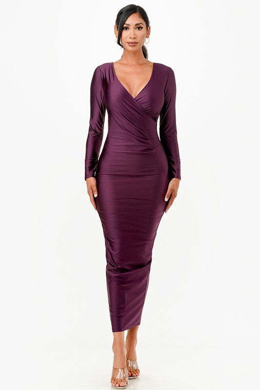 Conservative Bodycon Mid Dress