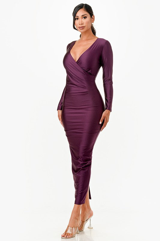 Conservative Bodycon Mid Dress