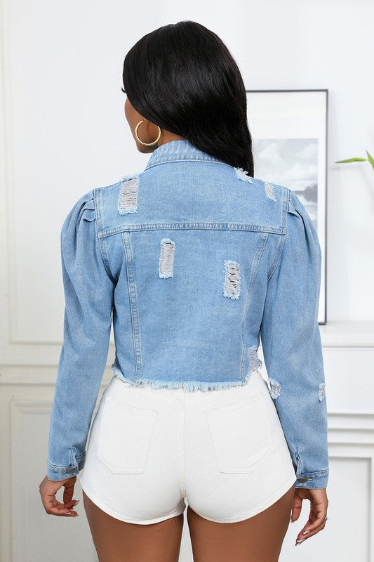 Washed look Denim Jacket