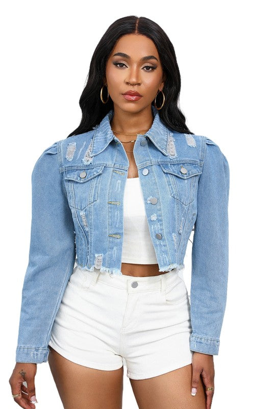 Washed look Denim Jacket