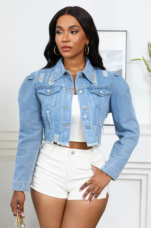 Washed look Denim Jacket