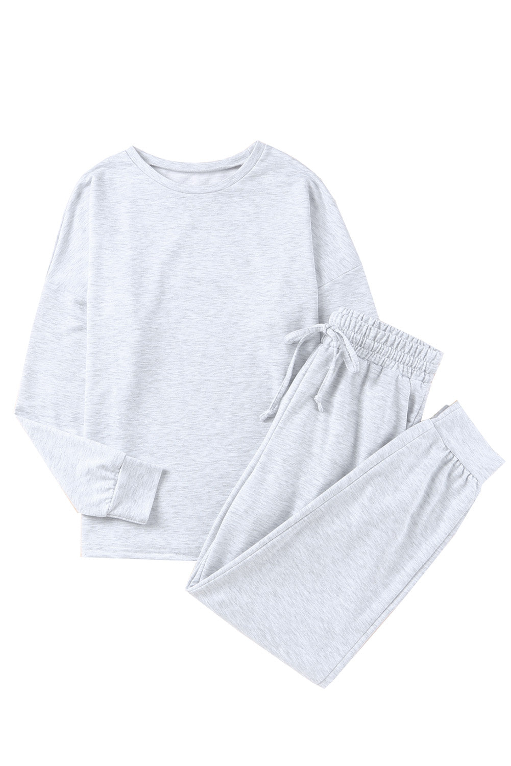 Long Sleeve Pullover Loungewear Set (Curvy Sizes)