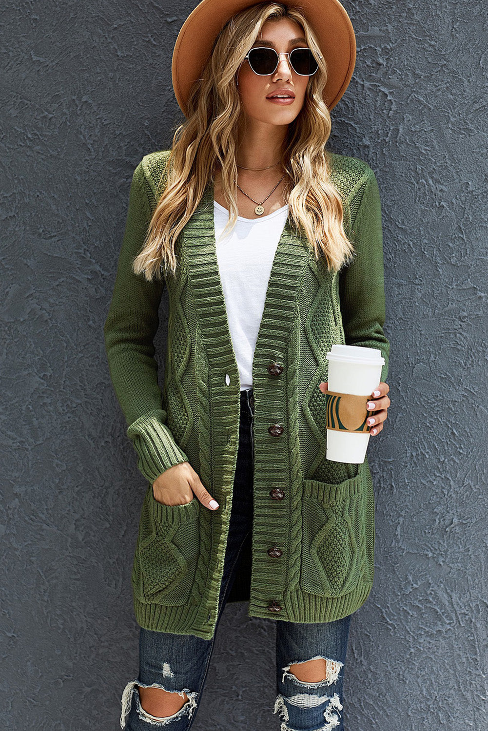 Comfy Front Pocketed Cardigan