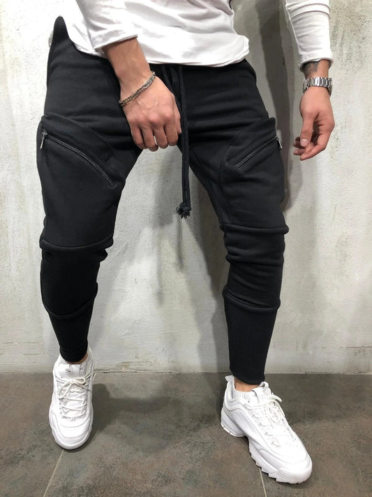 Men Loose Fit Sports Pants