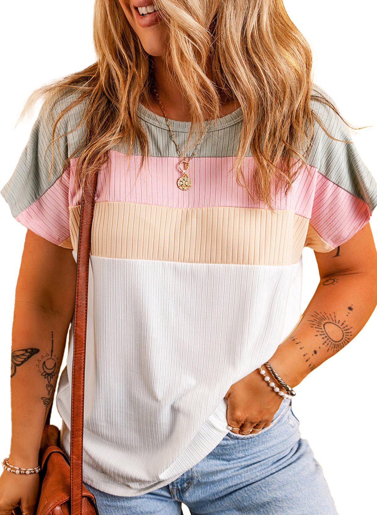 Color block T-Shirt