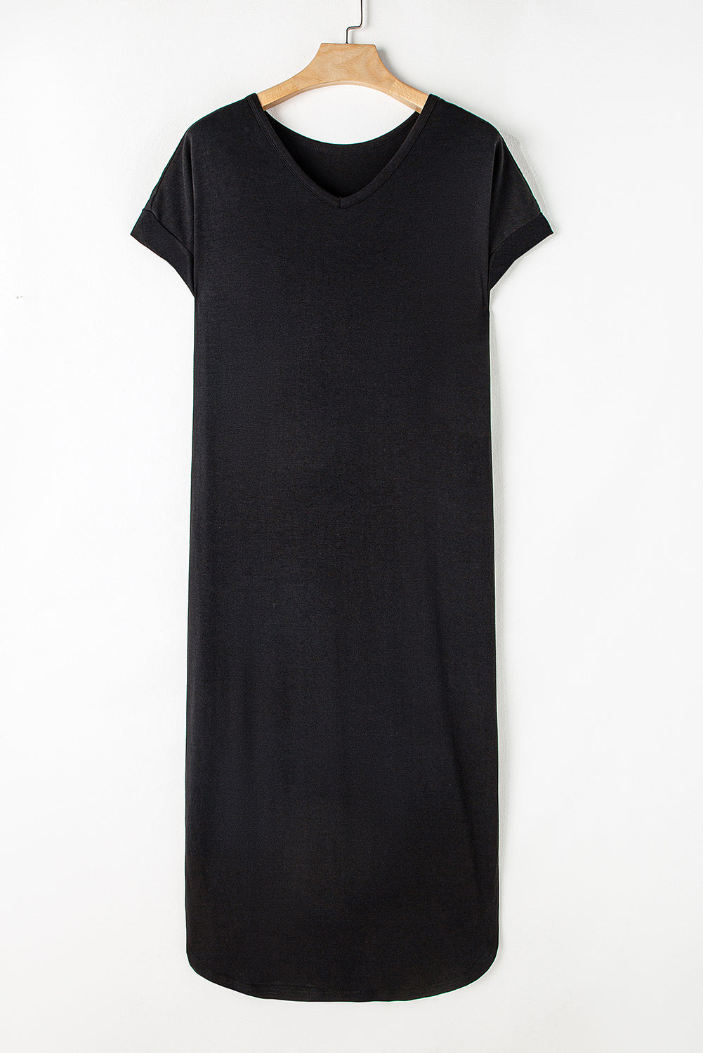 Black Maxi T-shirt Dress