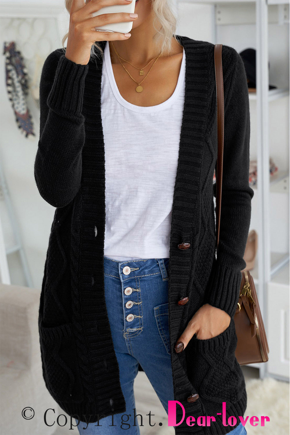 Comfy Front Pocketed Cardigan