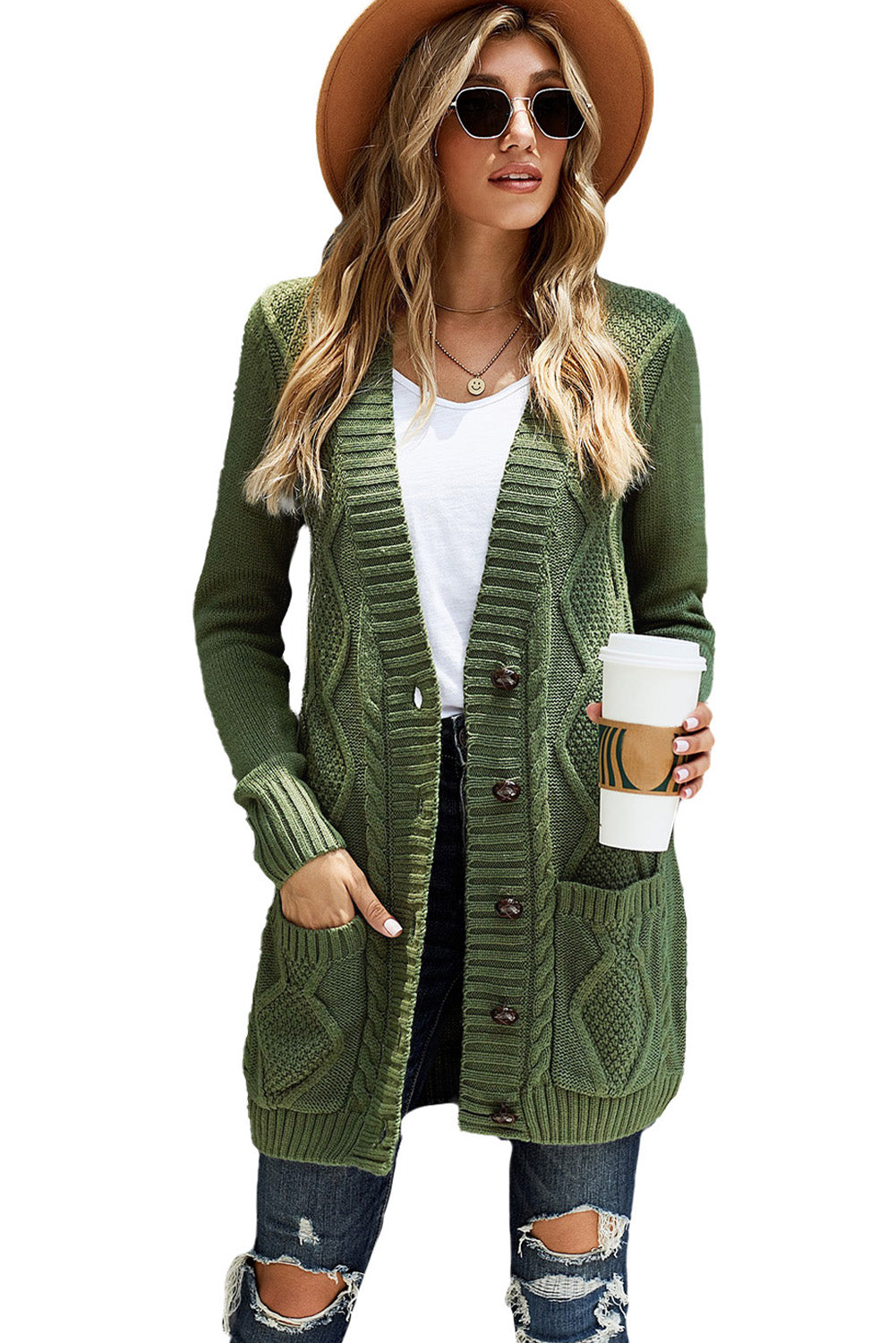 Comfy Front Pocketed Cardigan