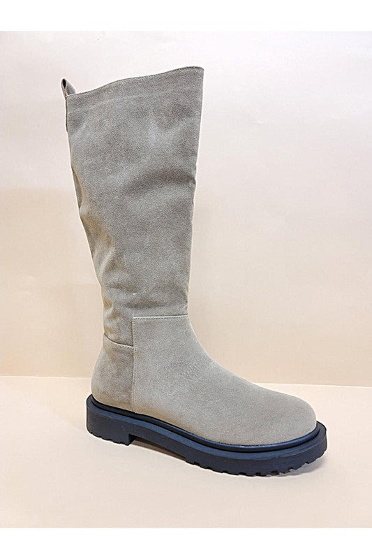 Casual Mid Calf Boots