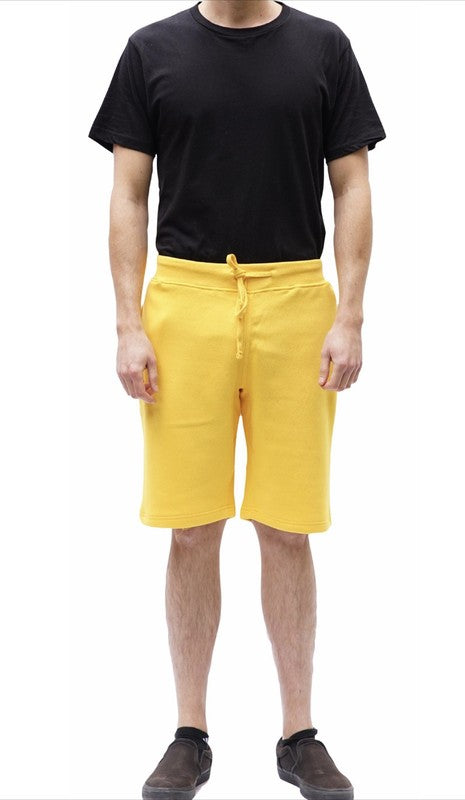 Men Fleece Sweat Shorts