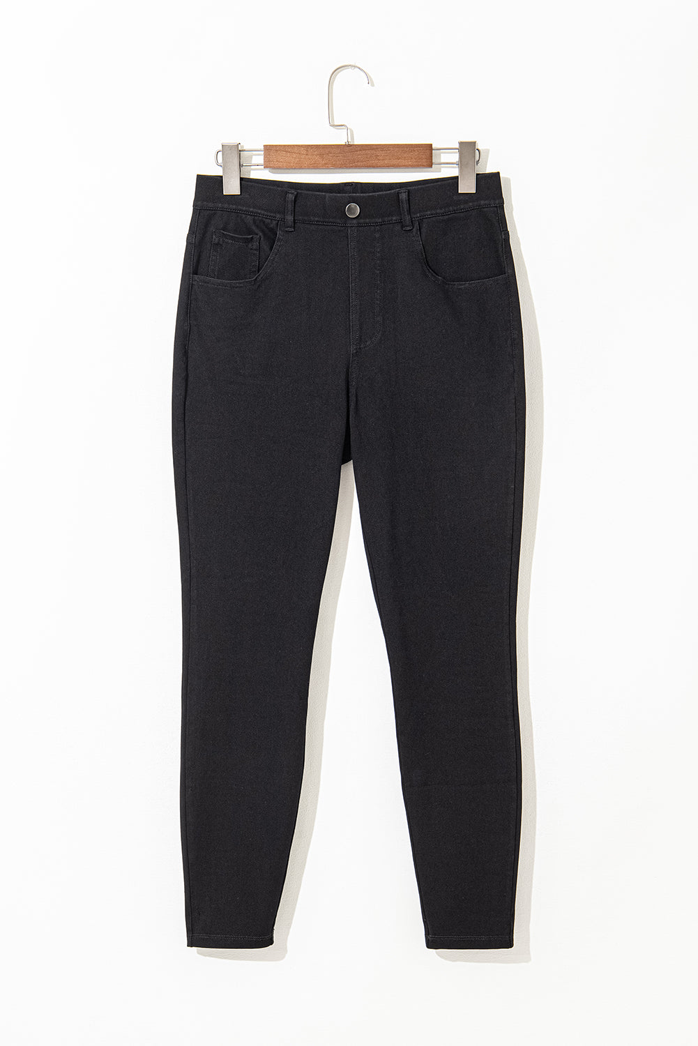 Black Skinny Fit High Waist Jeans