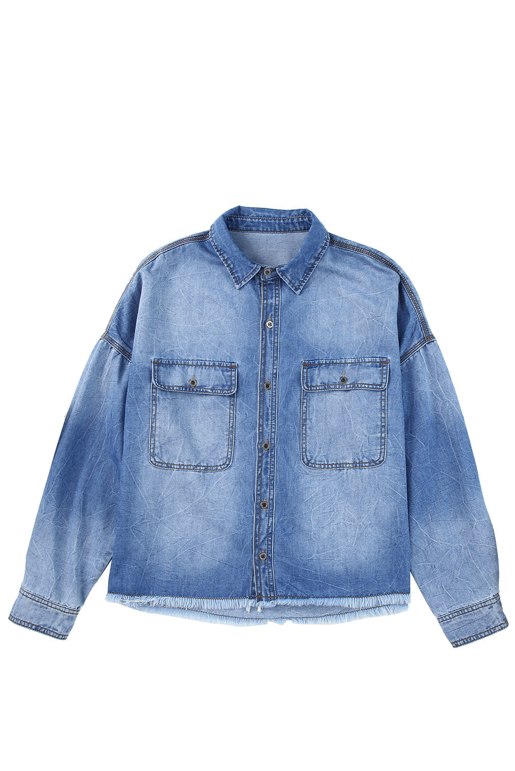 Fly Girl Sky Blue Denim Jacket