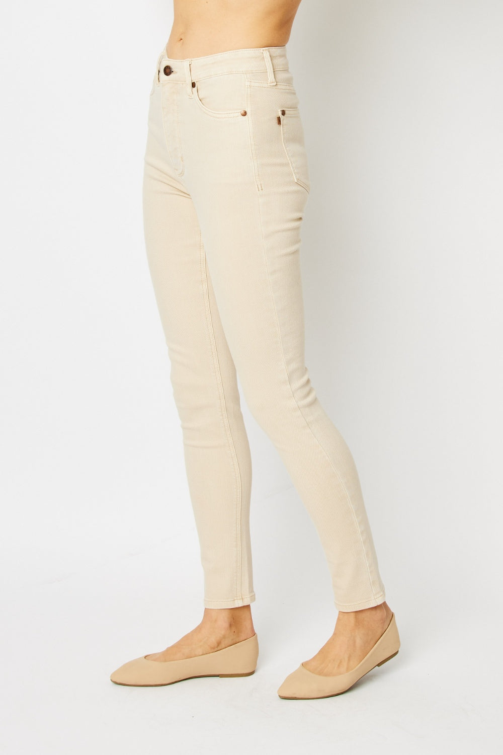 Plus Size Tummy Control Skinny Jeans