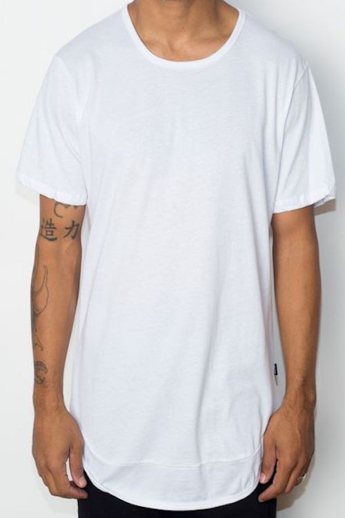 Men White Tee