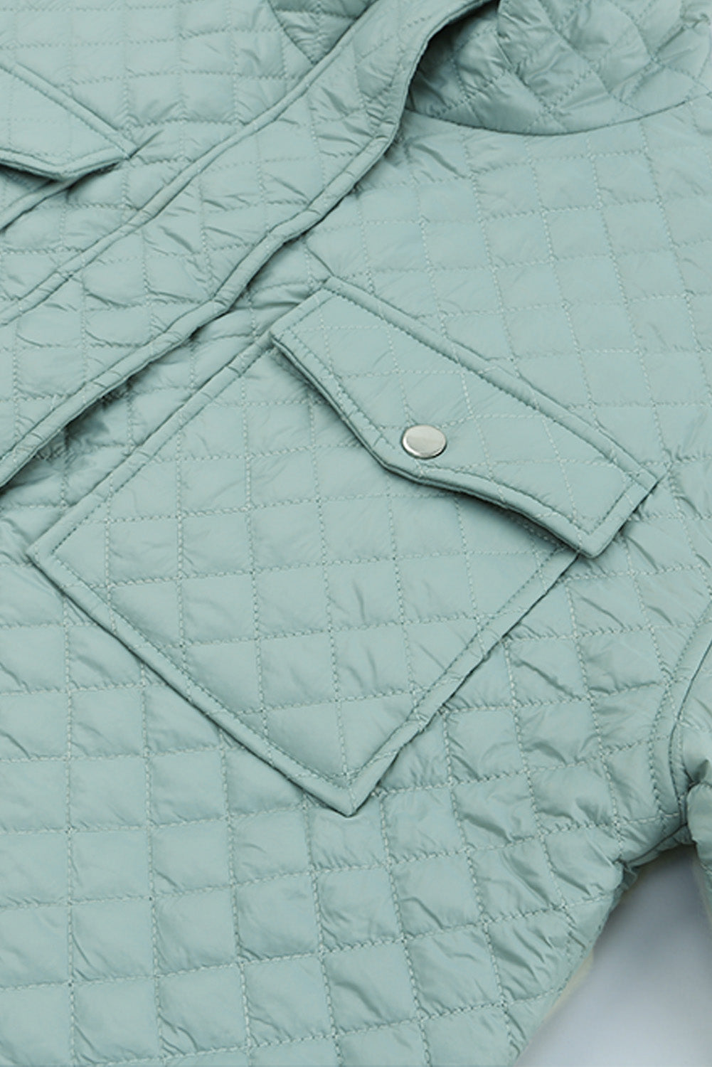 Quilted Zip-up Cropped Jacket(Available In Plus)