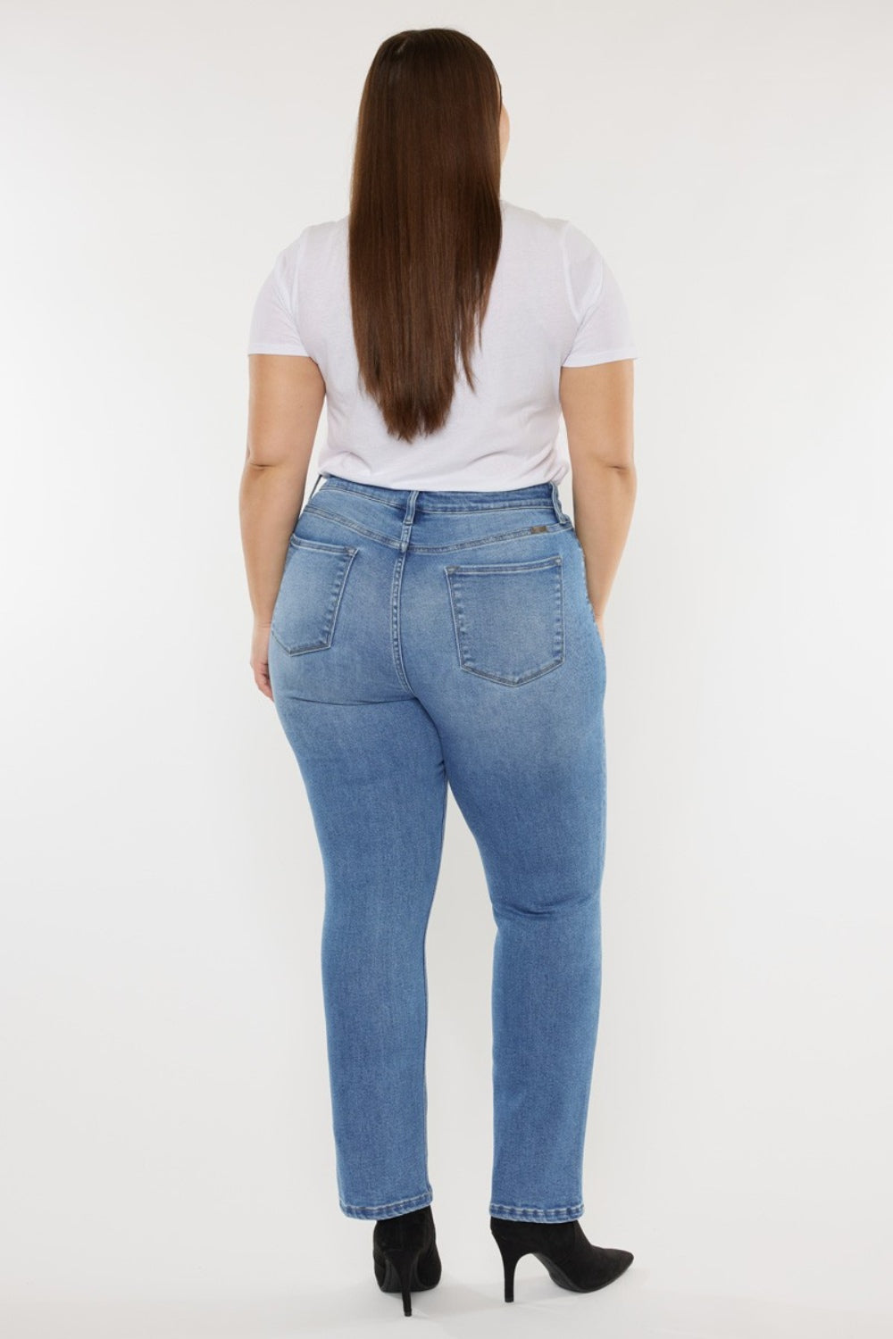 Plus Size Walk In The Park  High Waist Jeans