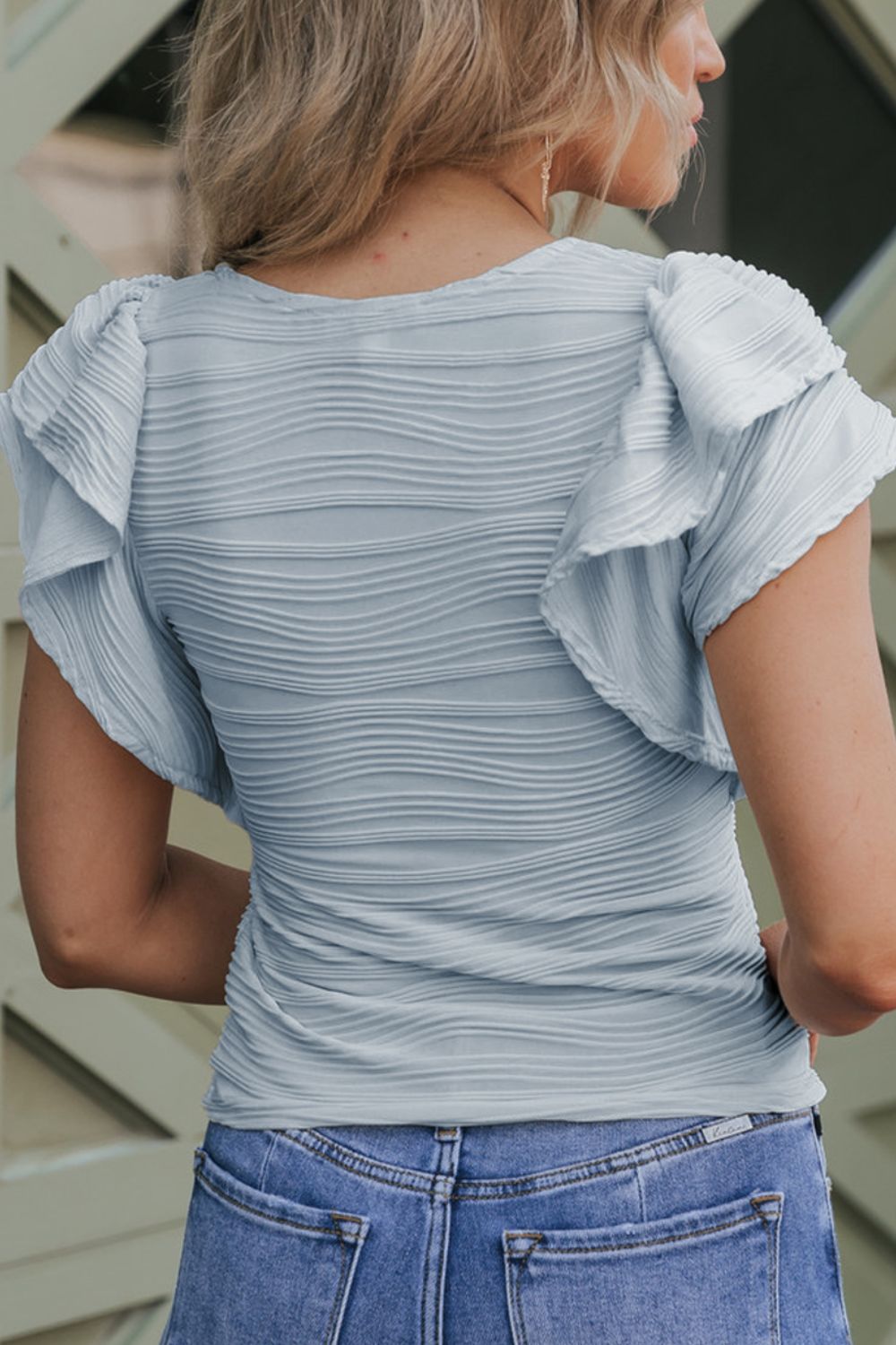 Navy Blue Dress Top