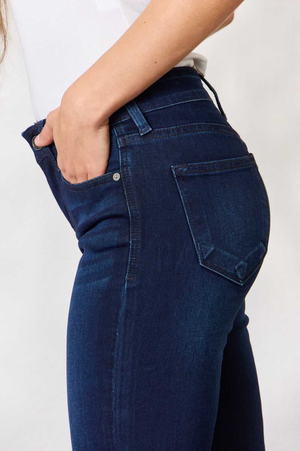 Full Size Mid Rise Flare Jeans