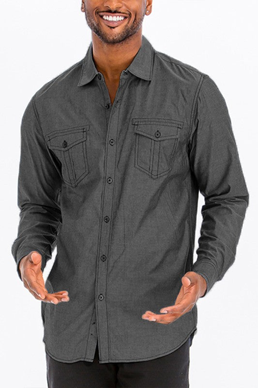 Men's Casual Long Sleeve Shirts