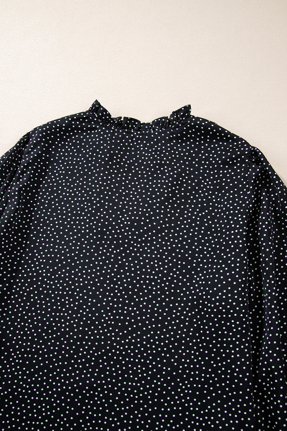 Black Plus Size Leopard Print V Neck Blouse