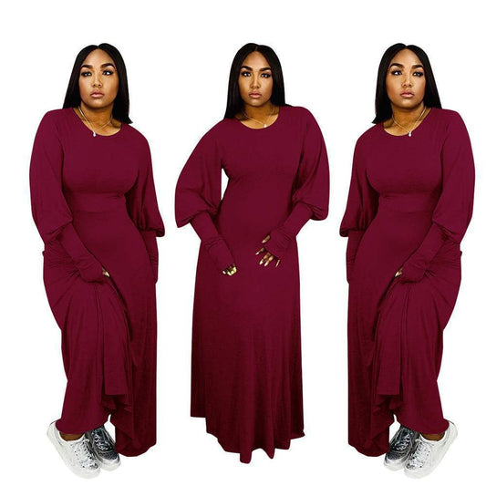 Women's plus size Casual Dressy Maxi Dress