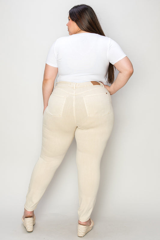 Plus Size Tummy Control Skinny Jeans