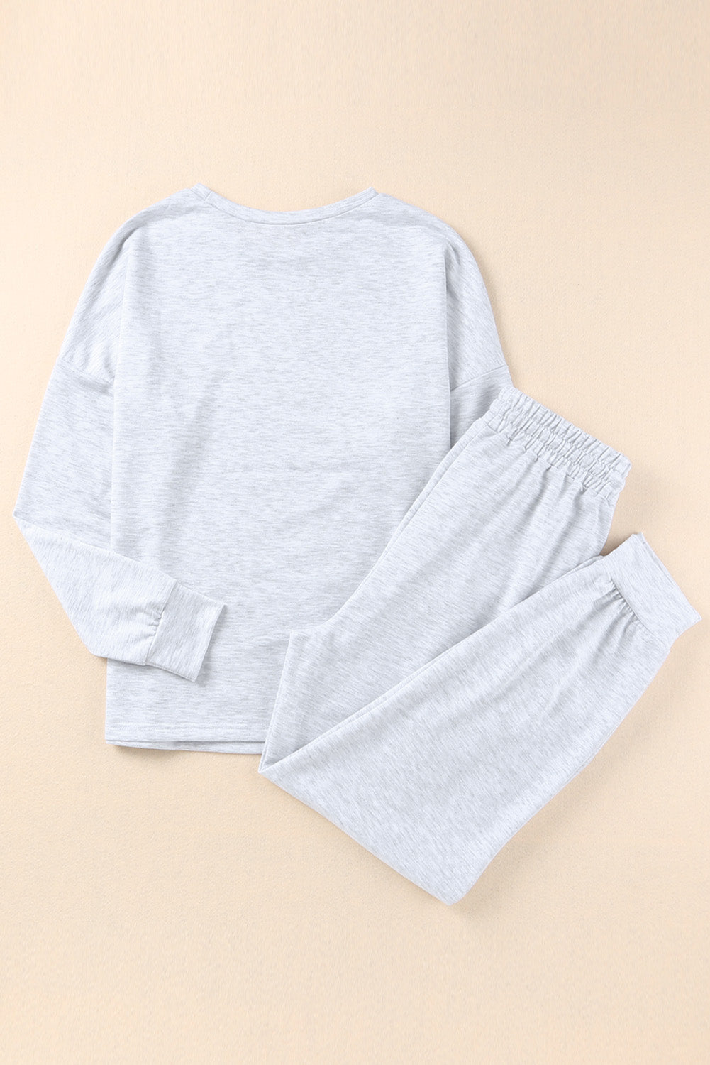 Long Sleeve Pullover Loungewear Set (Curvy Sizes)