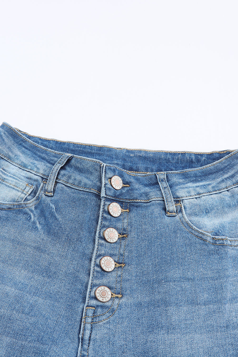 Plus & Regular Fit High Waisted Bell Bottom Jeans