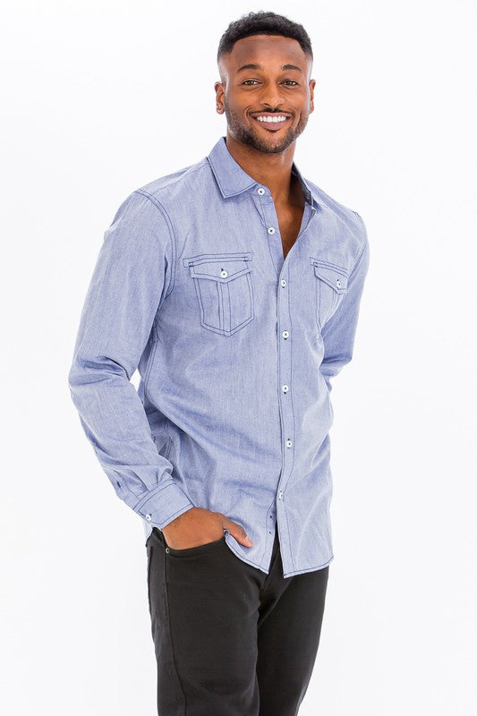 Men's Casual Long Sleeve Shirts