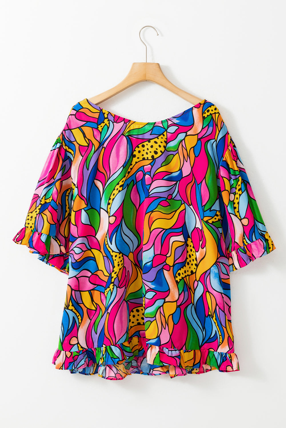 Multi Color Plus Size Blouse