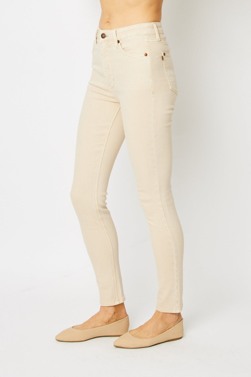 Plus Size Tummy Control Skinny Jeans