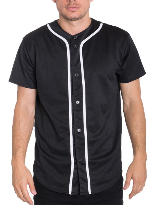 Solid Baseball T-Shirt Jersey (SM-3X)