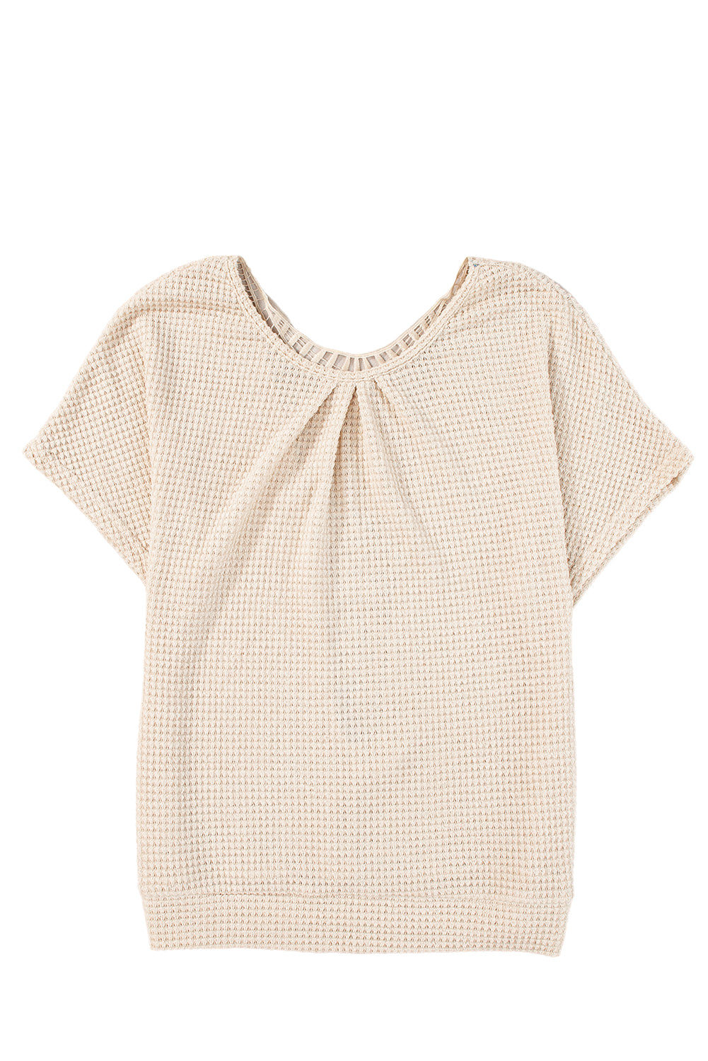 Oatmeal Waffle Textured T-shirt